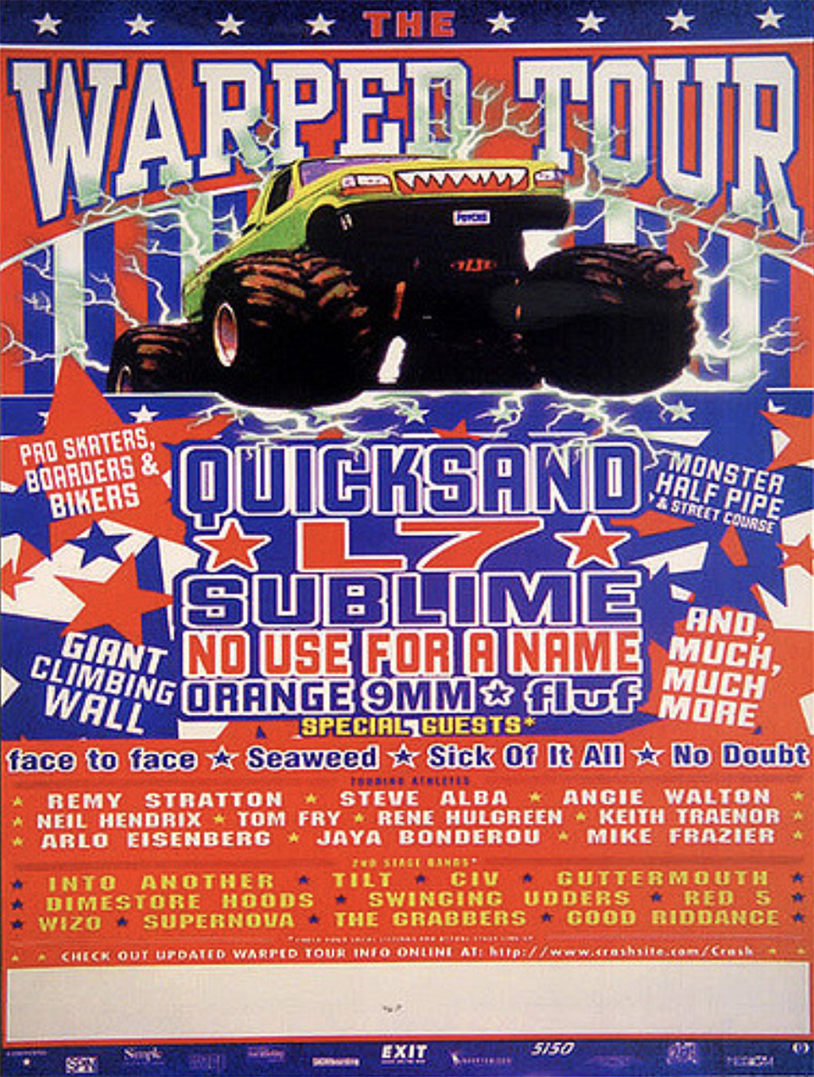 sublime warped tour 1995