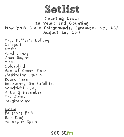 banshee tour counting crows setlist
