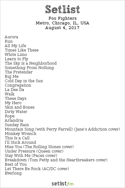 fob tour setlist 2023