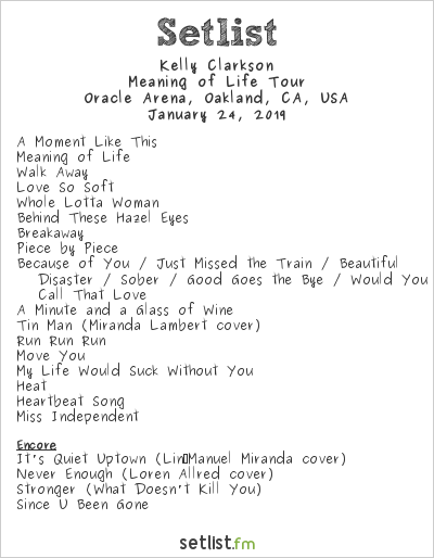 Maroon 5 15 Tour Setlist