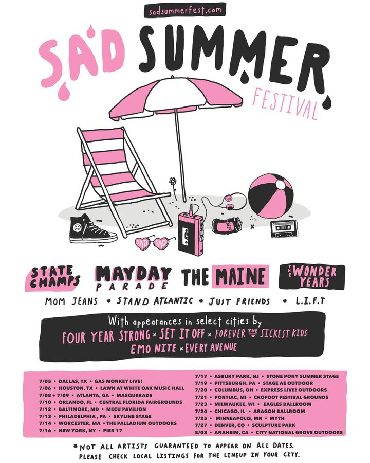 Sad Summer Fest Announces Inaugural Us Run Setlist Fm