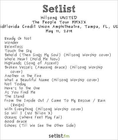 Hillsong United Tour 2024 Song List - Ashla Camella