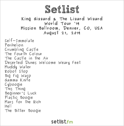 Setlist Spoilers: King Gizzard & The Lizard Wizard World Tour '19