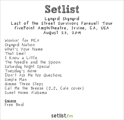 Set list zz 2025 top