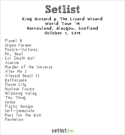 Setlist Spoilers: King Gizzard & The Lizard Wizard World Tour '19