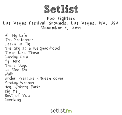 Foo Fighters Brasil on X: Esse foi o setlist do show no