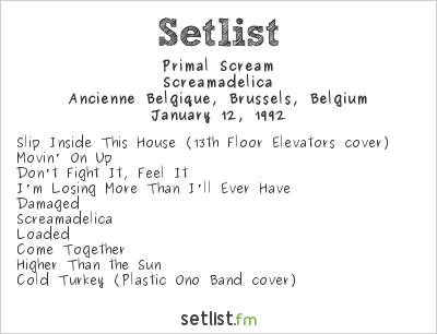 primal scream tour 2023 setlist