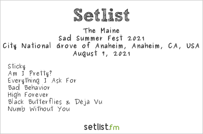 Demi Lovato Joins All Time Low At Sad Summer Festival In Anaheim Setlist Fm