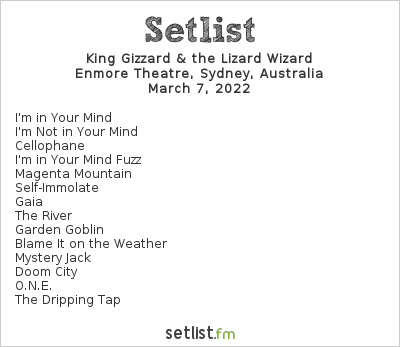 Setlist Spoilers: King Gizzard & The Lizard Wizard World Tour '19