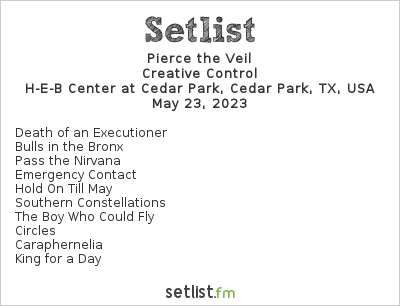 pierce the veil tour setlist