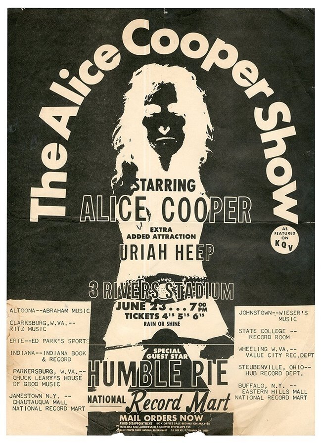 alice cooper tour dates history