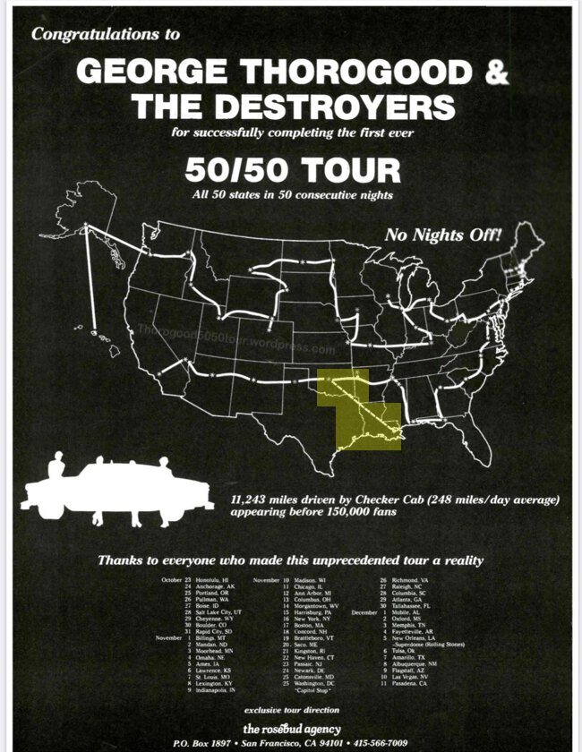 Thorogood Tour 2024 Setlist Rock Through the Ages