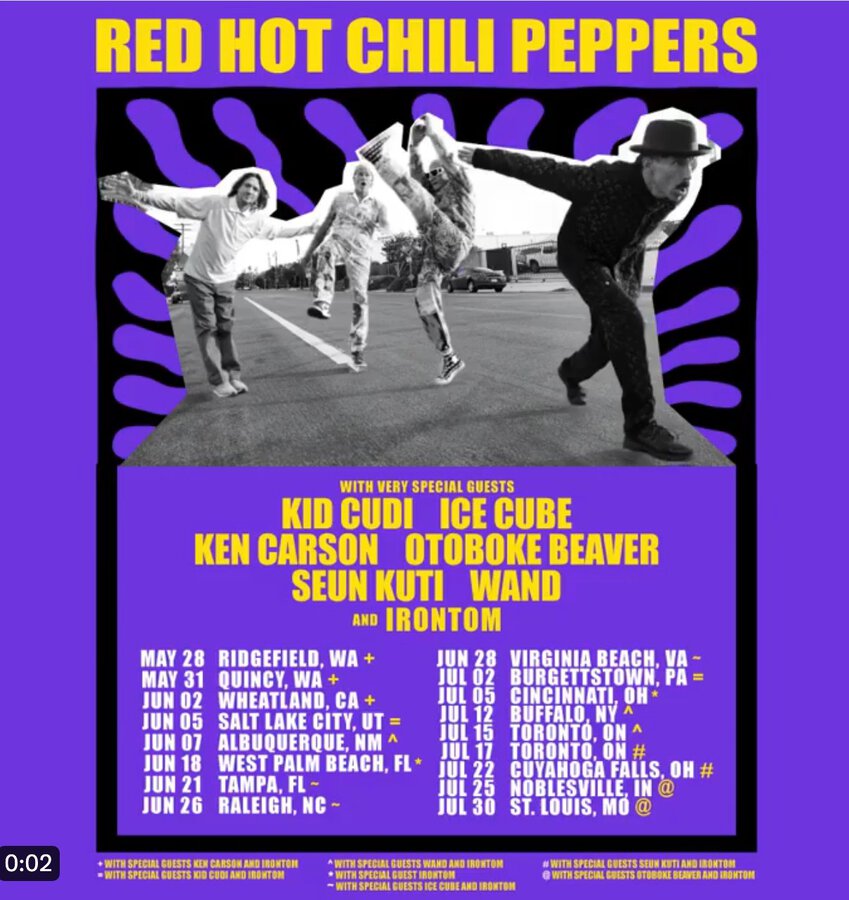 Setlist History Red Hot Chili Peppers Live Debut Two in Portugal