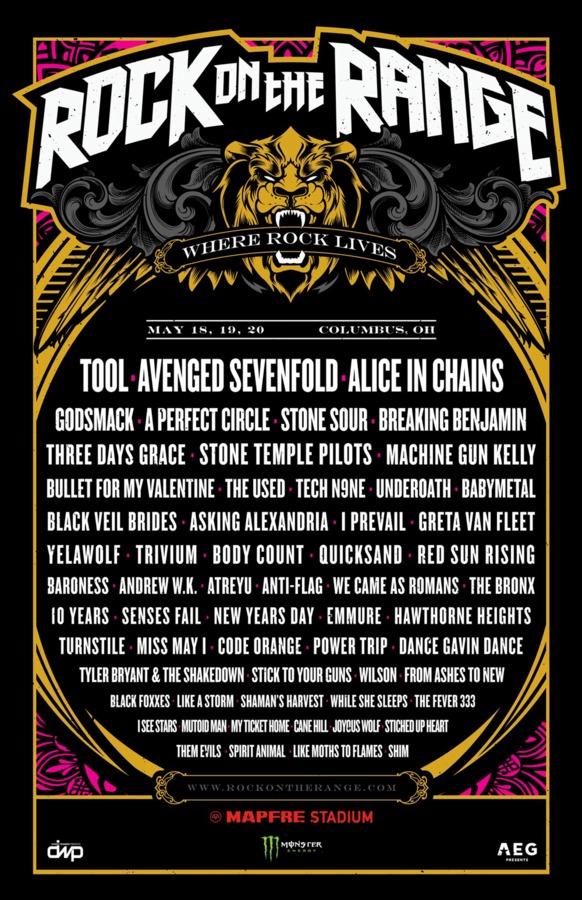 Rock On The Range Announces 2018 Lineup: Tool, Avenged Sevenfold, A Perfect  Circle + More