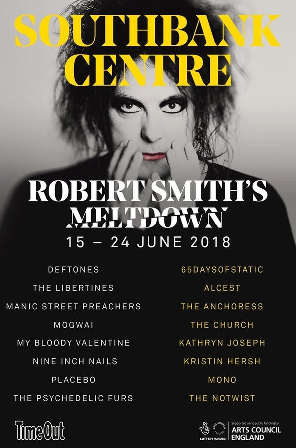 The Cure Returns to the Studio + Add More Artists to Meltdown Festival
