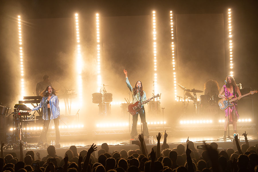 HAIM Live Debut "Leaning On You" at Tour Kickoff setlist.fm