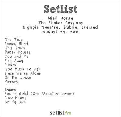    Setlist Niallimage V1 